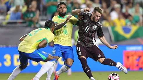 México y Brasil en su último amistoso en 2024