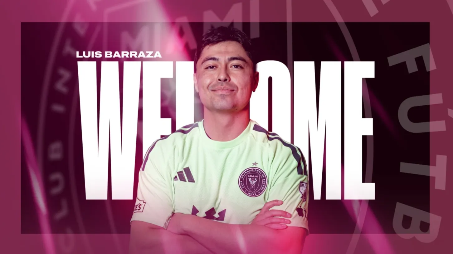 Luis Barraza es nuevo portero de Inter Miami (@InterMiamiCF)