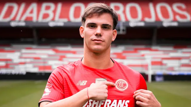 Franco Rossi, el nuevo fichaje del Toluca para el ataque.