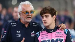 Flavio Briatore junto a Franco Colapinto