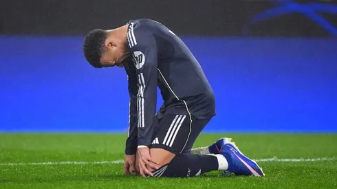 Mbappé muy molesto tras la derrota del Real Madrid.