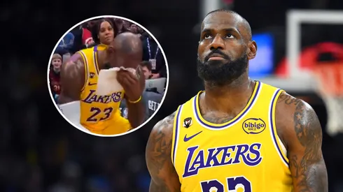 LeBron James no pudo contener las lágrimas en el Rocket Arena