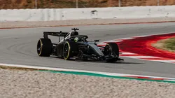 Coche de Cadillac en el circuito de Barcelona