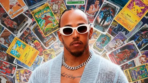 Lewis Hamilton se metió de lleno en el mundo del coleccionismo de cartas