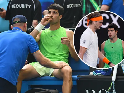 Alcaraz le responde a Zverev luego de la polémica del tiempo médico