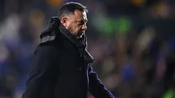 Antonio Mohamed molesto en conferencia de prensa.