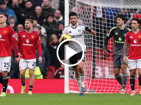 El gol de Raúl Jiménez ante Manchester United