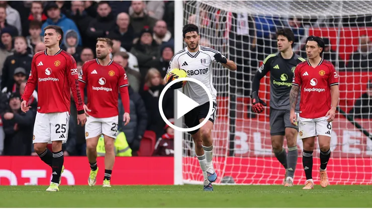 Raúl Jiménez le marcó a Manchester United en la Premier League