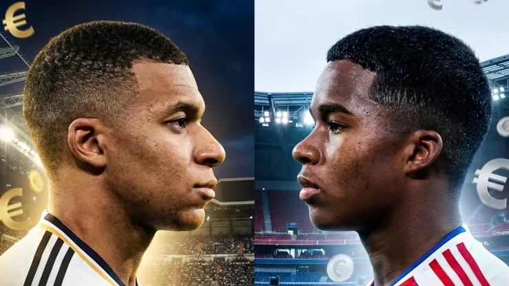 Mbappé vs. Endrick: salarios 2026.