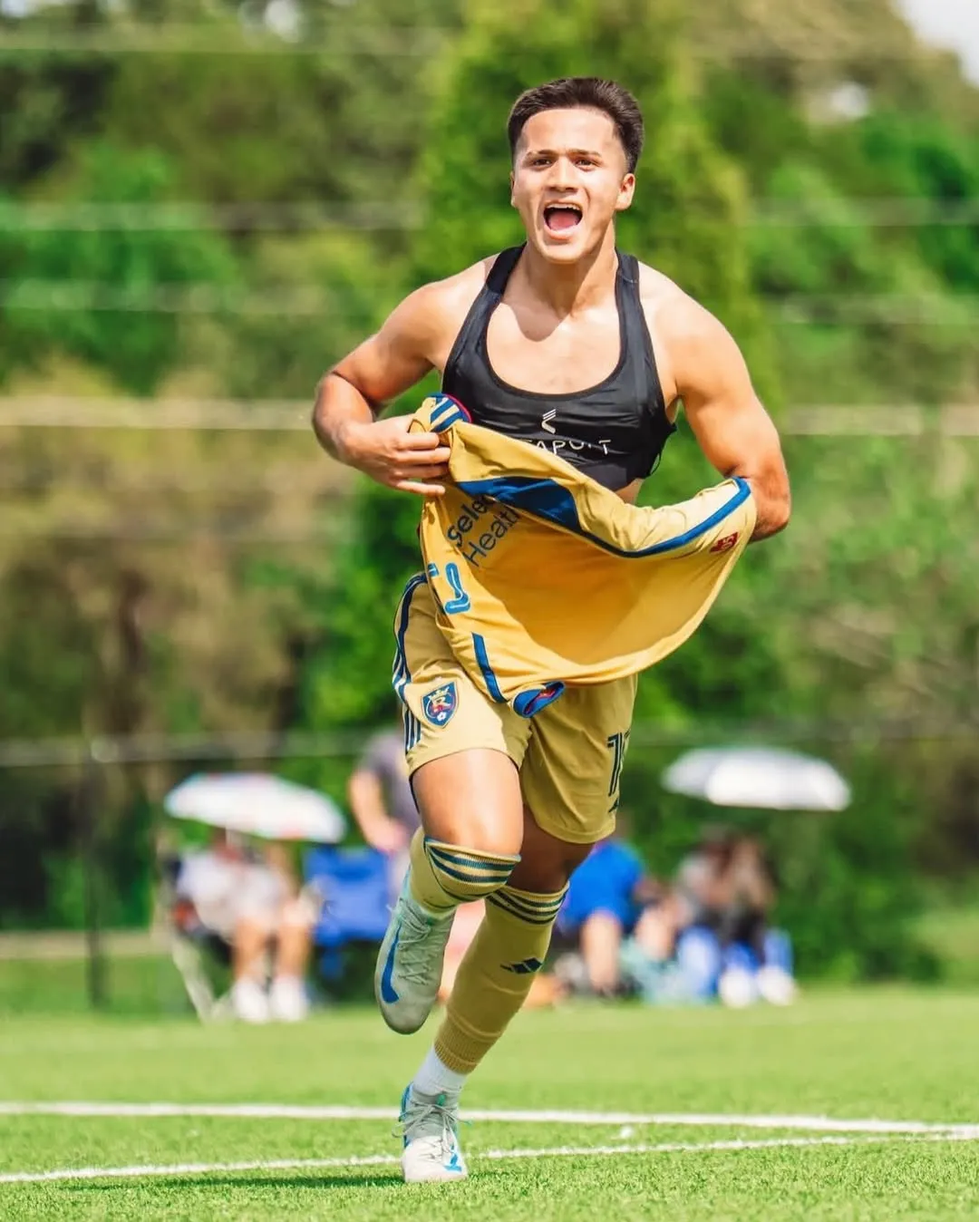 Diego Rocío celebra un gol con Real Salt Lake (@diego.rocioo)