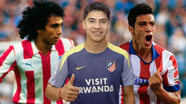 Obed Vargas fue presentado en Atlético de Madrid
