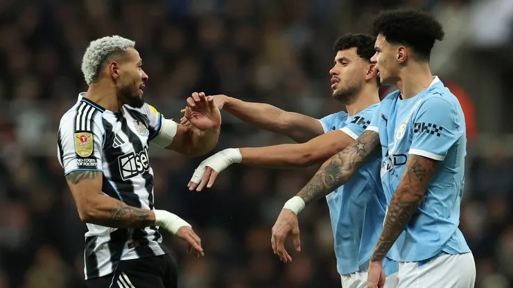 Manchester City venció por 2-0 al Newcastle en el juego de ida de las semifinales de la EFL Cup 2025/26.