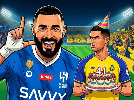 Karim Benzema opaca el cumpleaños de Cristiano Ronaldo con gol en Al-Hilal