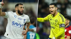 Karim Benzema se despachó con un hat-trick en el duelo de Al-Hilal ante Al-Okhdood por la Primera División de Arabia Saudita