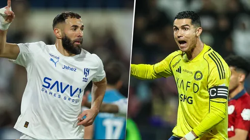Karim Benzema se despachó con un hat-trick en el duelo de Al-Hilal ante Al-Okhdood por la Primera División de Arabia Saudita