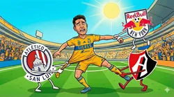 El delantero Nicolás Ibáñez, de Tigres UANL, es seguido de cerca por tres clubes