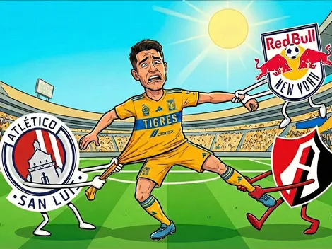 Nicolás Ibáñez, delantero de Tigres UANL, en la lista de tres clubes para reforzar