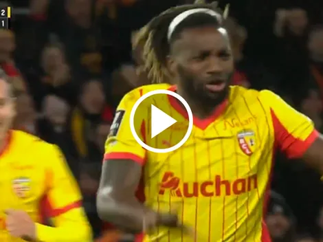 ¡Desde afuera del área! Saint-Maximin marcó su primer gol con Lens