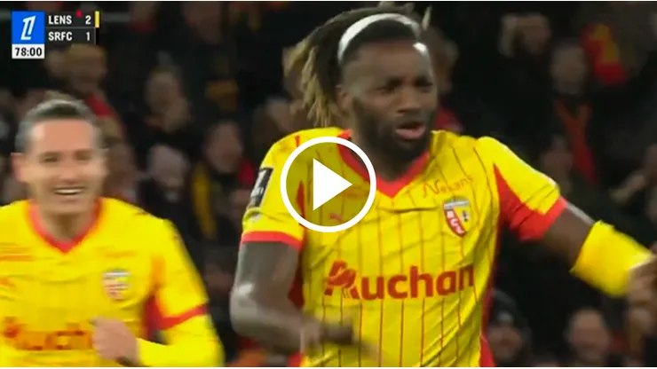 Allan Saint-Maximin marcó en la victoria de Lens