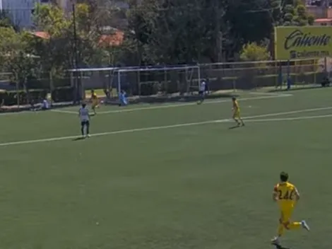 El gol de Diego Rocio en su debut con el Club América Sub 19