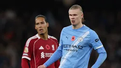 Erling Haaland será titular ante Liverpool.