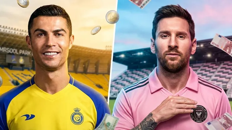 Cristiano Ronaldo vs. Lionel Messi: salarios 2026.