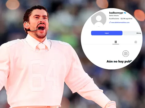 Bad Bunny eliminó todo en su Instagram tras el show del Super Bowl
