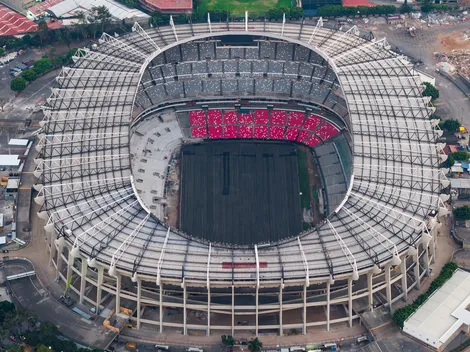 Así luce de noche el Estadio Banorte con nueva iluminación LED