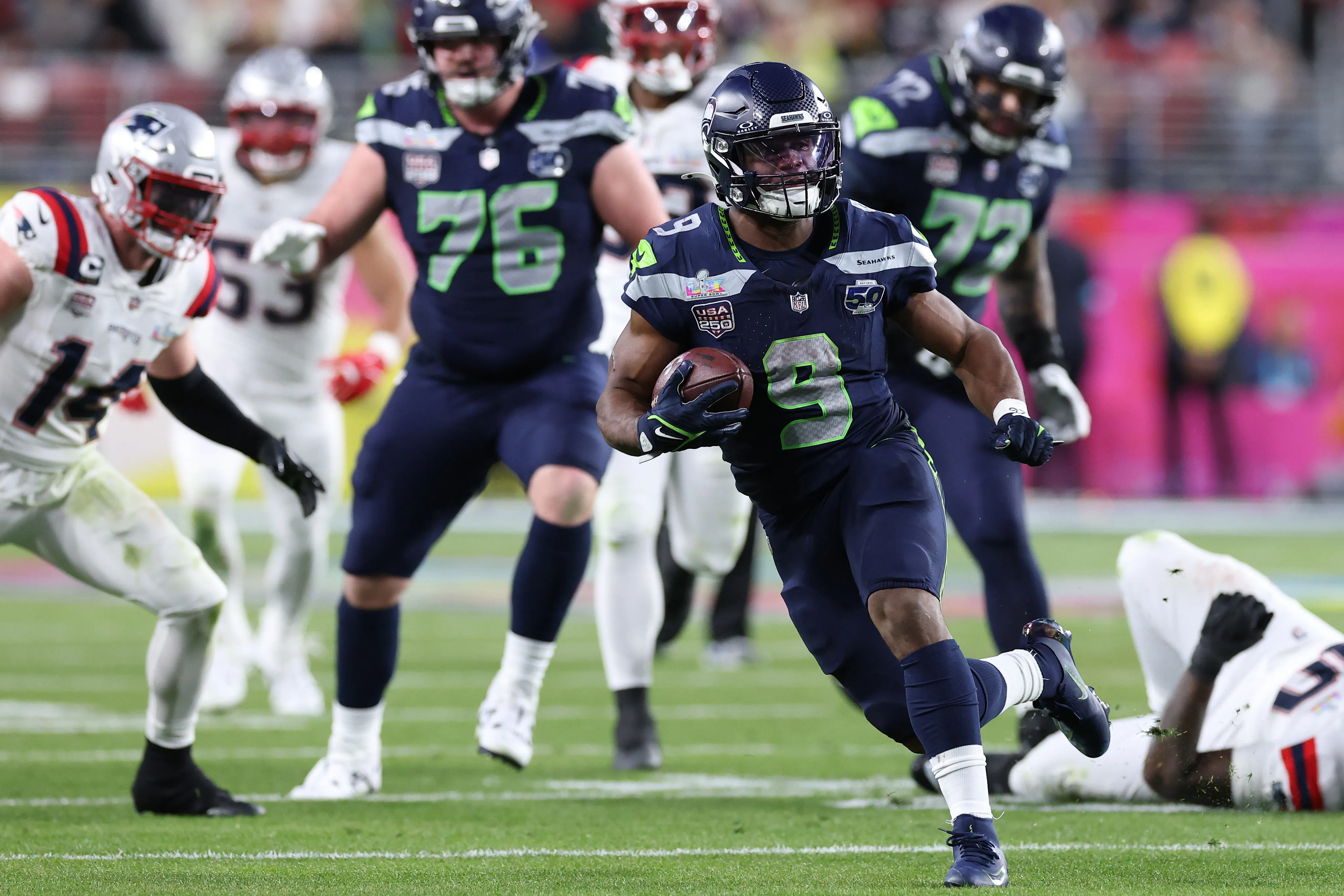 El 9 de Seattle hizo de las suyas en el Levi’s Stadium (Getty).
