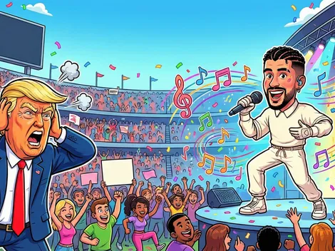 Donald Trump arremetió contra Bad Bunny tras su show en el Super Bowl