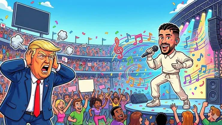 Donald Trump se expresó por el show de mediotiempo de Bad Bunny en el Super Bowl LX