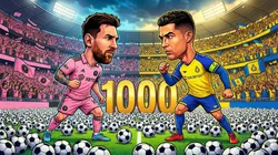 La IA vaticinó quién llegará primero a los 1000 goles entre Lionel Messi y Cristiano Ronaldo