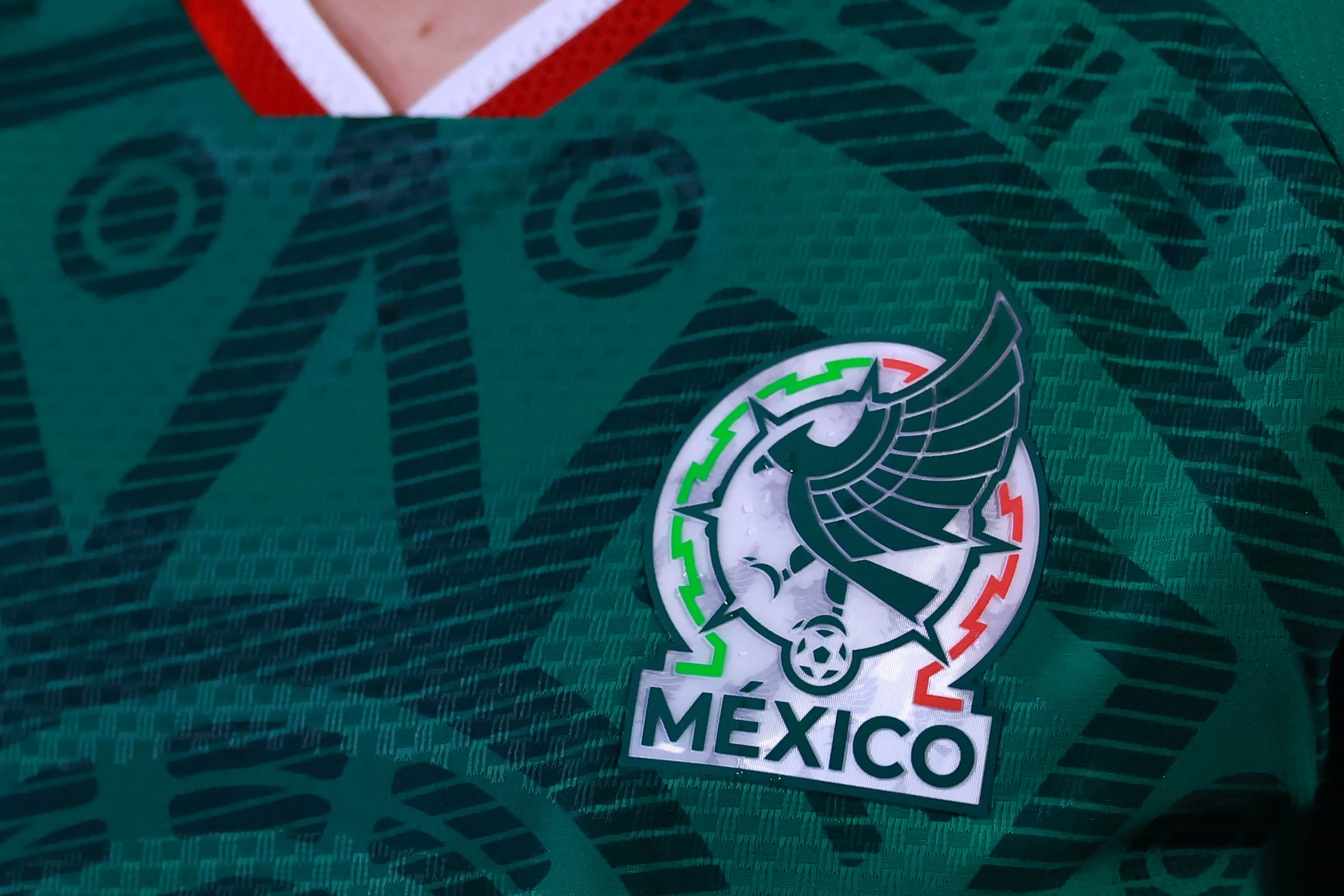 PANAMA CITY, PANAMA – JANUARY 22: Detail of the jersey of Alexis Gutierrez of Mexico during an international friendly match between Panama and Mexico at Rommel Fernandez Stadium on January 22, 2026 in Panama City, Panama.  (Photo by Hector Vivas/Getty Images)