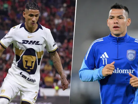 ¿Juega Chucky Lozano en las alineaciones de Pumas vs San Diego