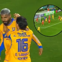 Sufre el América: Búfalo Aguirre anota su primer gol en Tigres en su debut