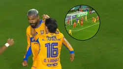 Rodrigo Aguirre marcó su primer tanto en Tigres.