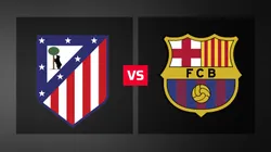 Atlético Madrid vs. Barcelona por la Copa del Rey.