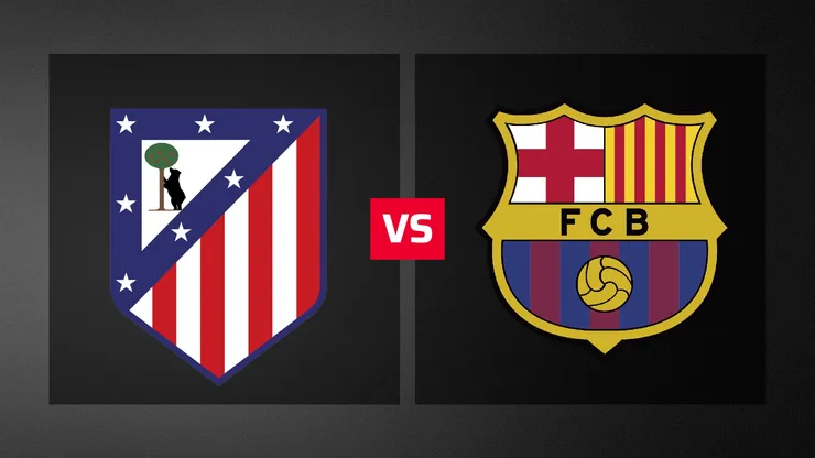 Atlético Madrid vs. Barcelona por la Copa del Rey.