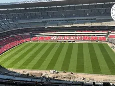 Imágenes exclusivas: así quedó el Estadio Banorte con su nuevo césped para el Mundial 2026