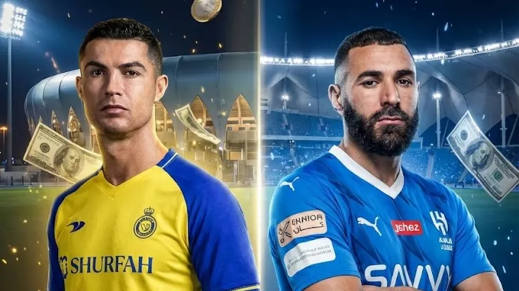 Cristiano Ronaldo vs. Karim Benzema: salarios 2026.