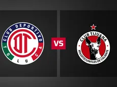 Las alineaciones de Toluca vs. Xolos por el Clausura 2026