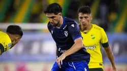 Diego Valdés debió ser reemplazado en Vélez.