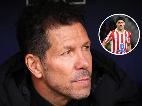Diego Simeone habló sobre la adaptación de Obed Vargas en Atlético de Madrid