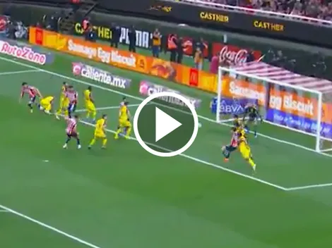 Chivas marcó el 1-0 sobre América tras anotación de Armando González