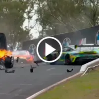 El hermano de Paul Aron protagonizó el accidente más fuerte de los últimos años