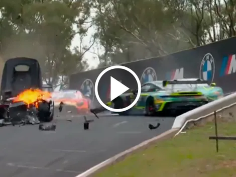 El hermano de Paul Aron protagonizó el accidente más fuerte de los últimos años