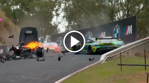 Fuerte choque del hermano de Paul Aron en GT3