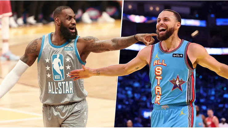 LeBron James y Stephen Curry
