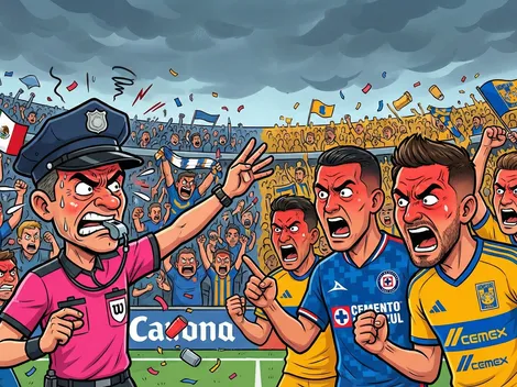 Fernando Guerrero expone a cuarto árbitro en Cruz Azul vs. Tigres UANL: "Parece policía"