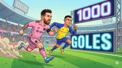 Messi vs. Cristiano Ronaldo por los 1000 goles.